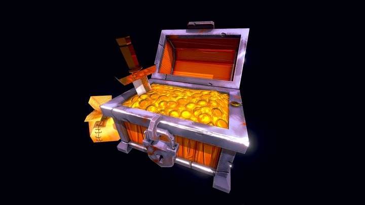 Treasure chest 3D Model