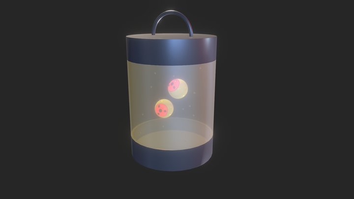 Sharingan in Bottle 3D Model