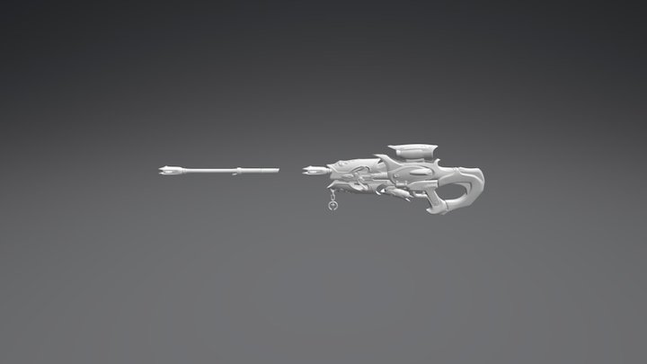 Widowmaker  Gun 3D Model