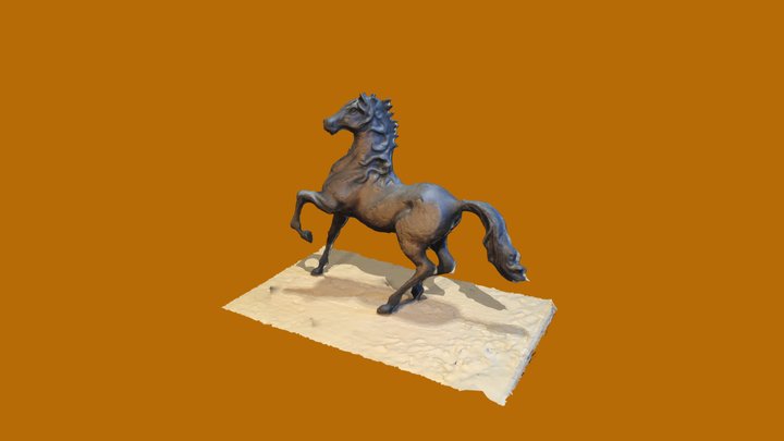 Escultura Equestre 3D Model