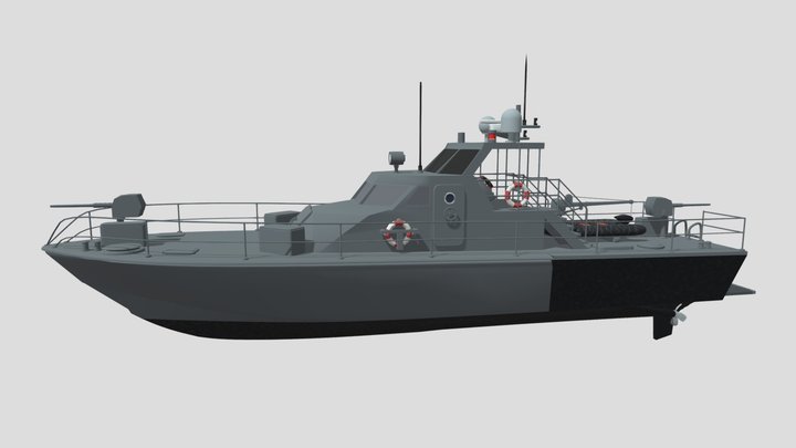 Patrol-boat 3D models - Sketchfab