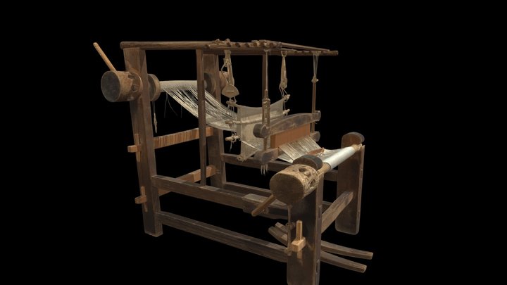 Traditional Wooden Loom – Modelo 3D gratuito STL
