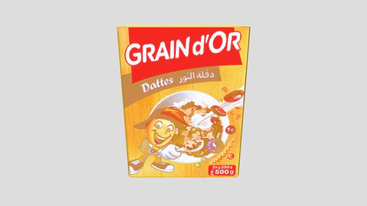 Grain D'or Tunisie 3D Model