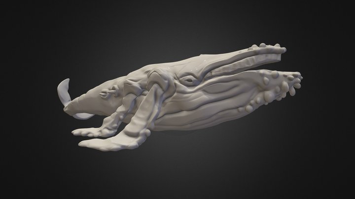 "Malak" Miniature - "Tsukuyumi: Full Moon Down" 3D Model