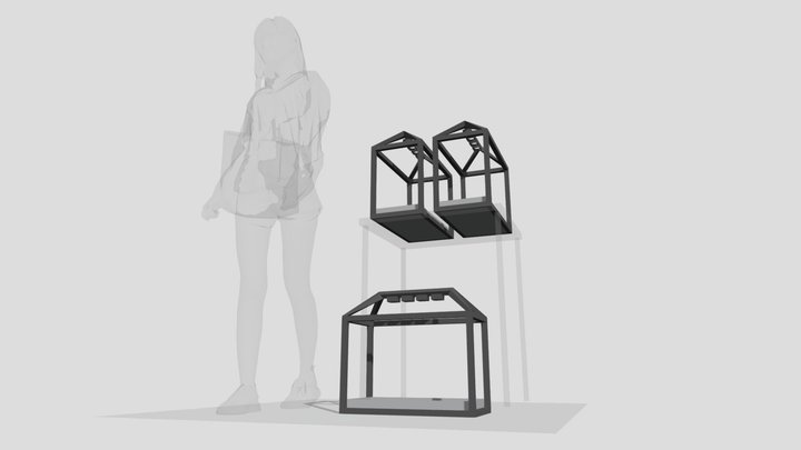 Flower Pod Design 3D Model