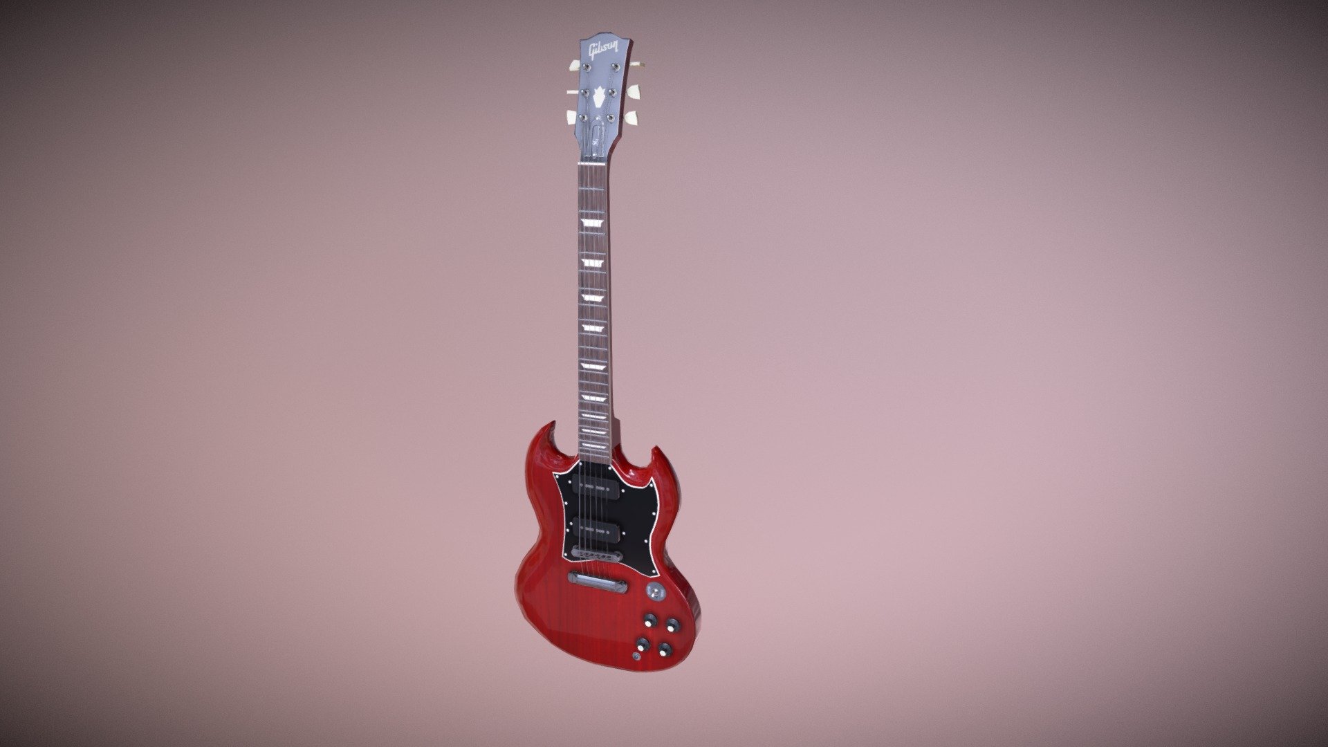 Gibson SG Cherry Colour Scheme