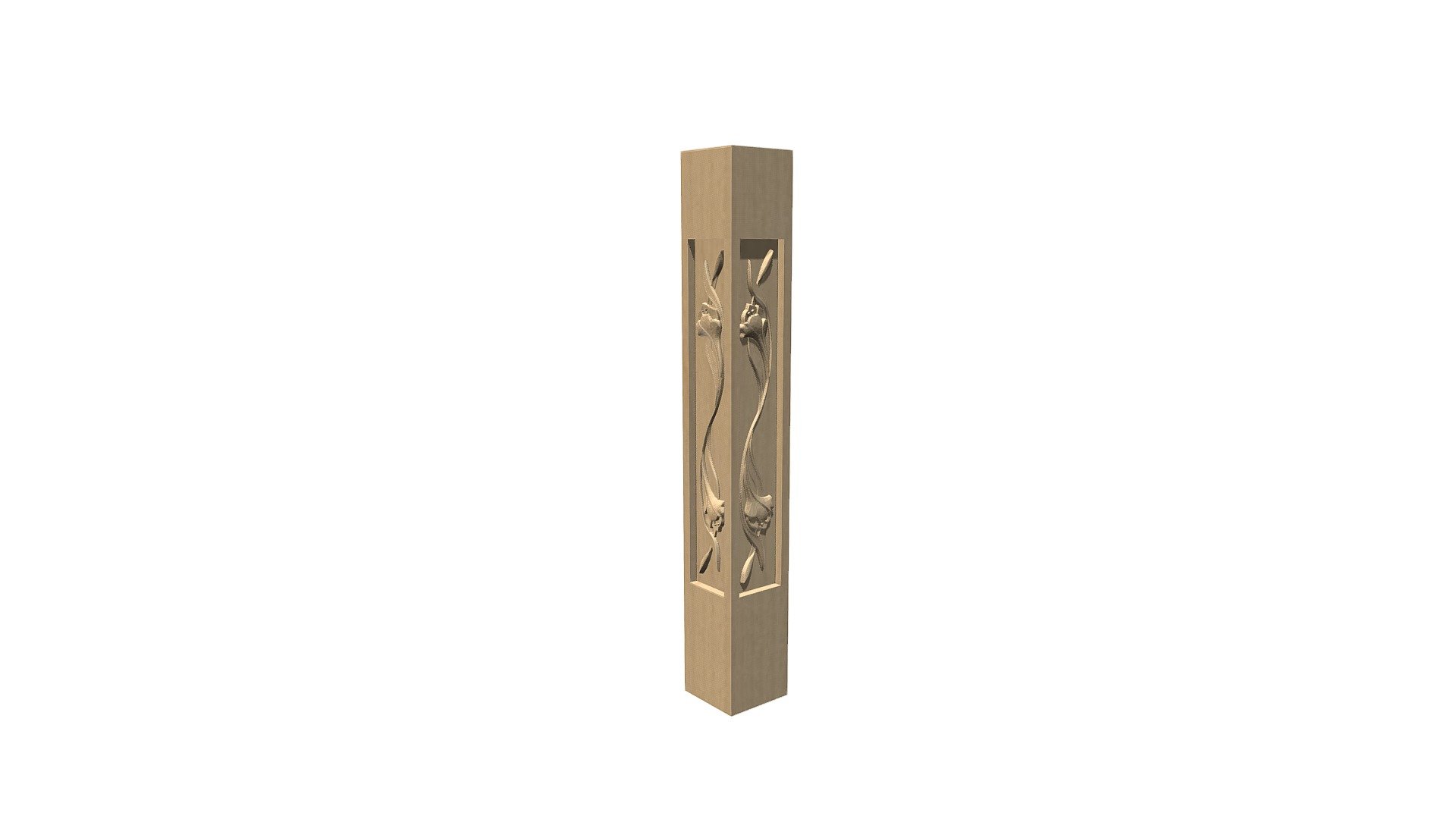 5.5" Crocus Island Post