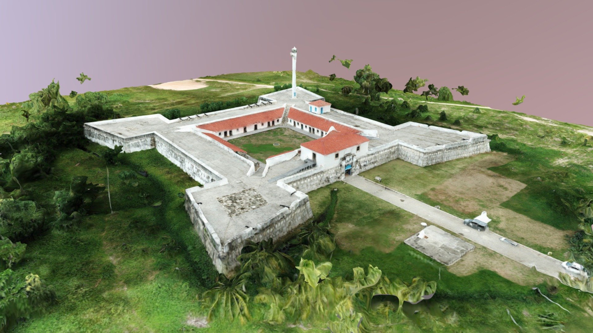 Forte de Santo Inácio de Loyola, Tamandaré/PE 3D model by aeroregistro [5991bb9] Sketchfab