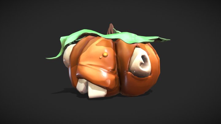 Stupid Pumpkin 3D Model