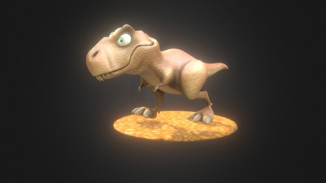 Trex Chibi 3D Model