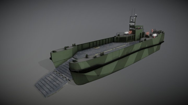 Landing Craft Design 3D Model