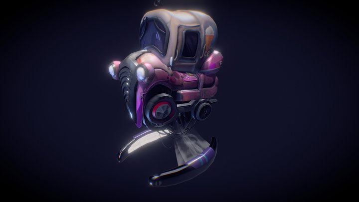 Ice cream mobile 3D Model