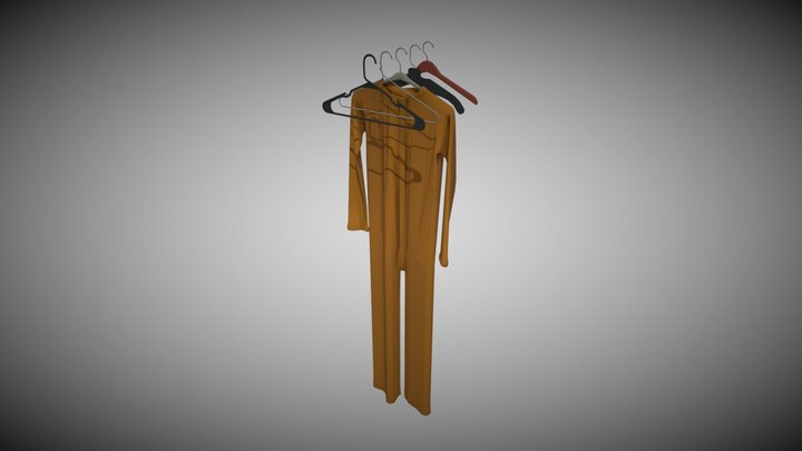 Hangers and Long Sleeve Jumpsuit – Modello 3D gratuito STL