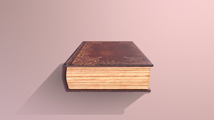 Old Book Model 3D Model