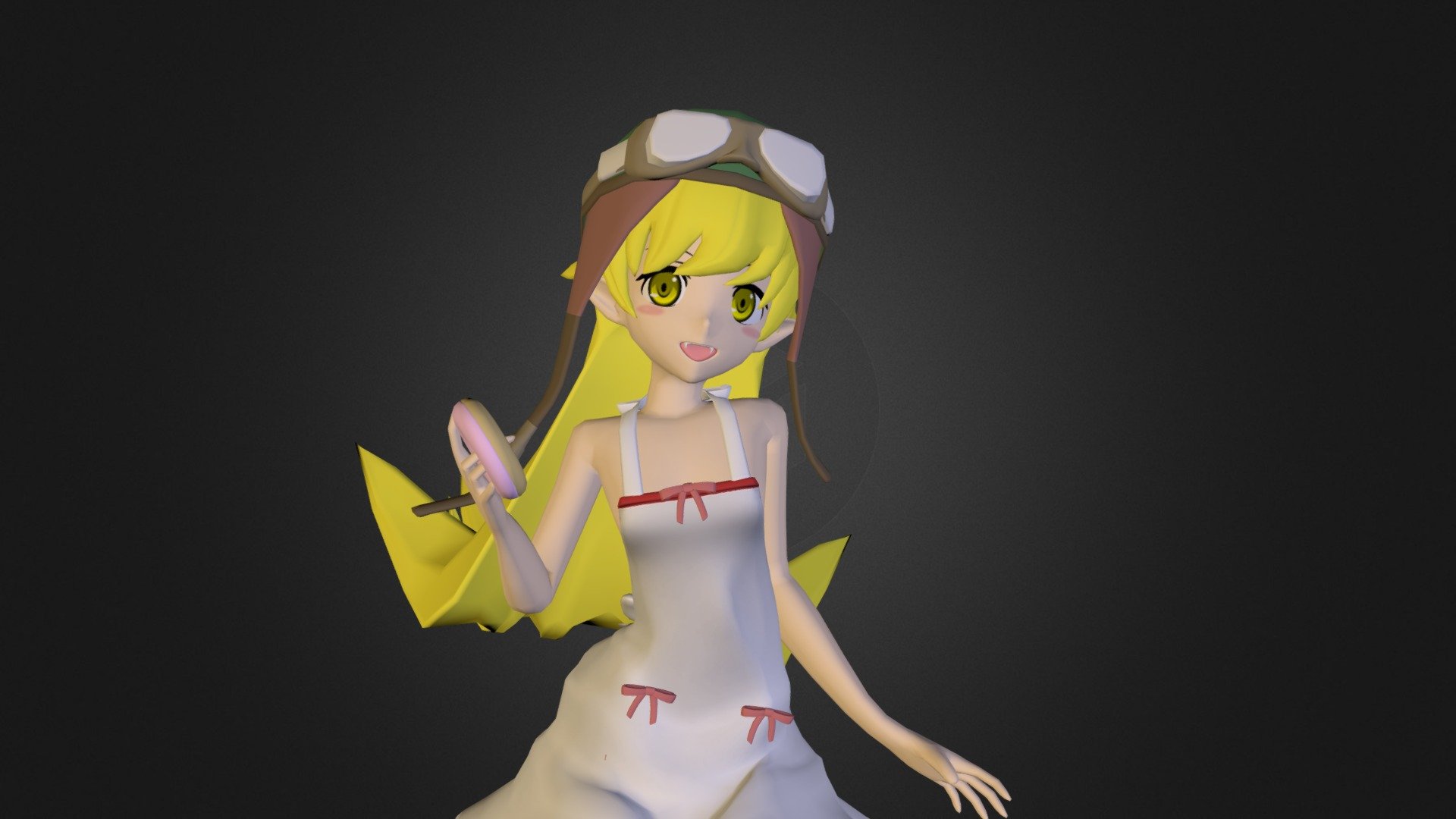 Oshino Shinobu 3d Model By Vivoslibertos [59934db] Sketchfab