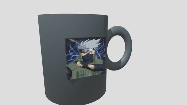Kakashi Hatake Mug – Naruto Anime 3D Model 3D Model