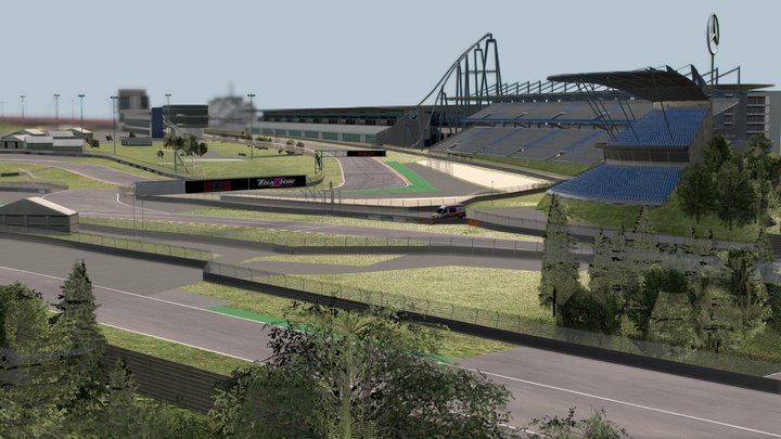Nürburgring GP 2016 layout 3D Model