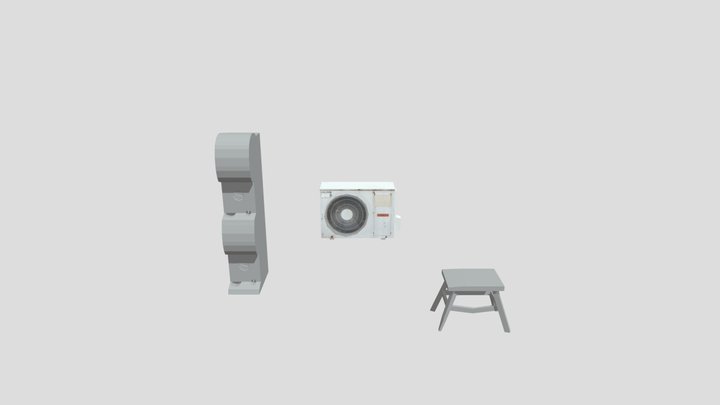 Texture 3 simple props 3D Model