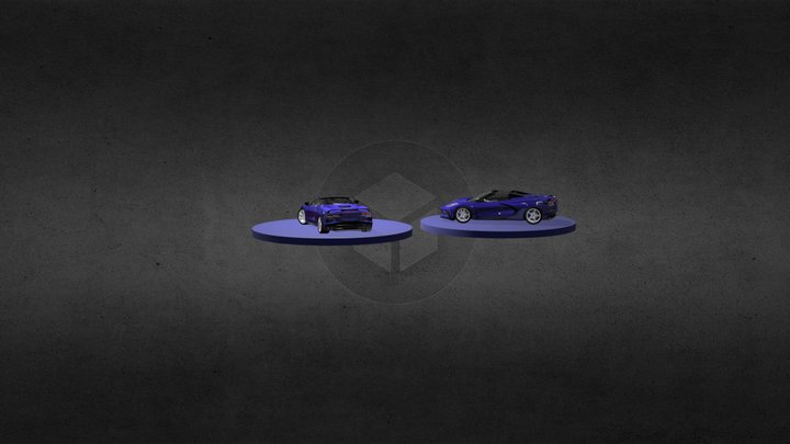 C8 CORVETTE WITH MODIFIED REAR-END 3D Model