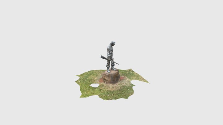 Filipino Veterans of WWII Monument 3D Model