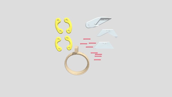 Hidden Blade 3D Model