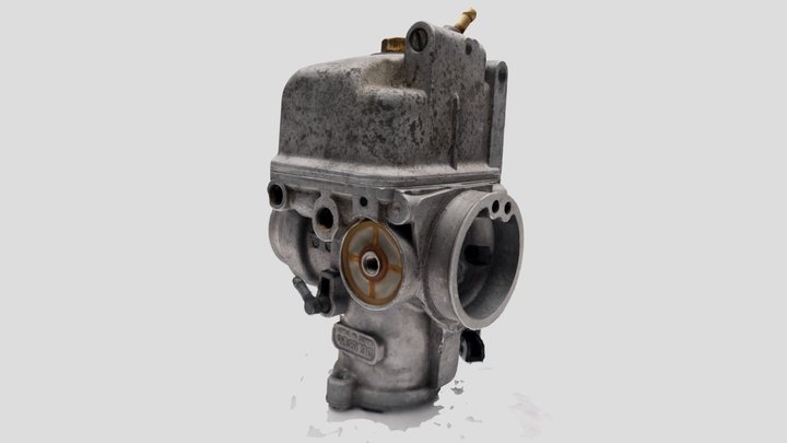 Carburateur Delorto Honda 125 Crm 2 temps 3D Model