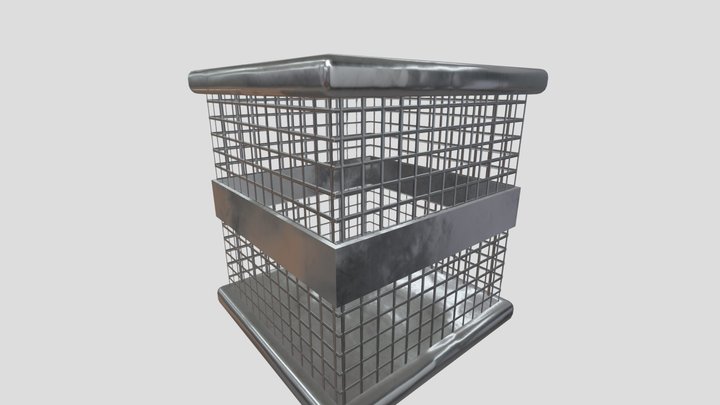Metal Cage 3D Model
