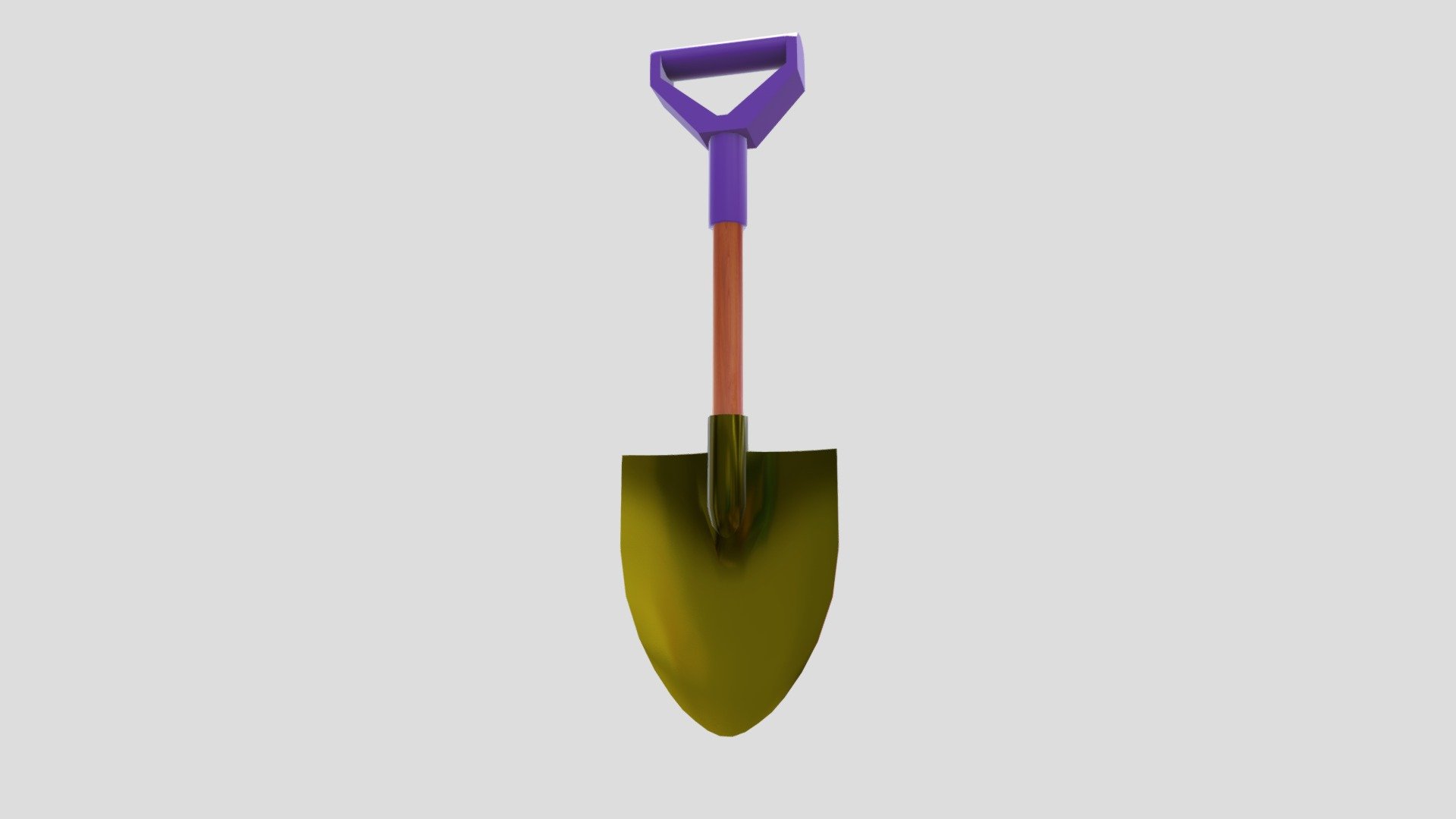 Animal Crossing Golden Shovel 3D model by Mofn [5997879] Sketchfab