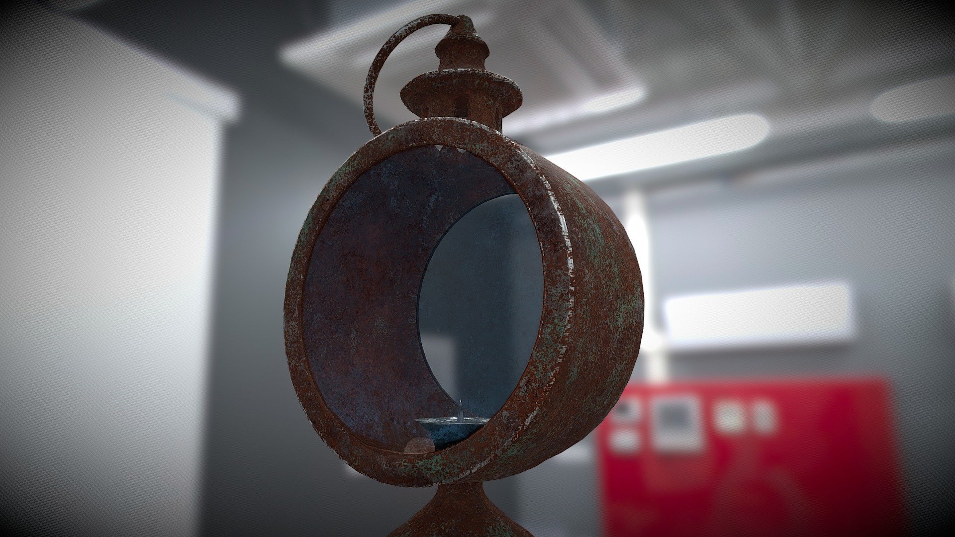 Old Lamp For Candles