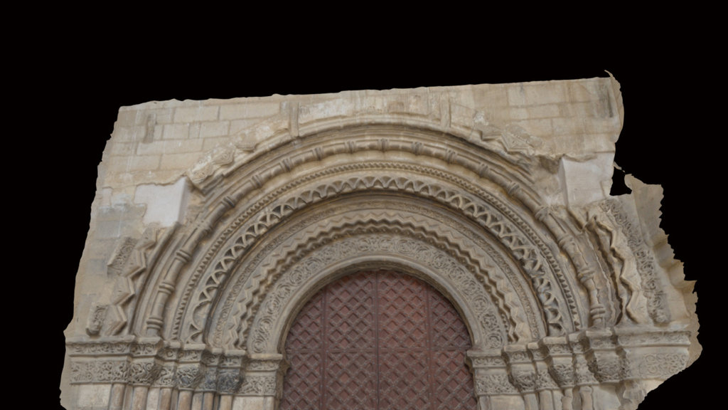 Lleida, la Seu Vella, portail 1