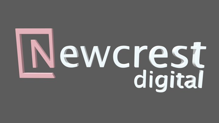 Newcrest Digital Logo 3D Model