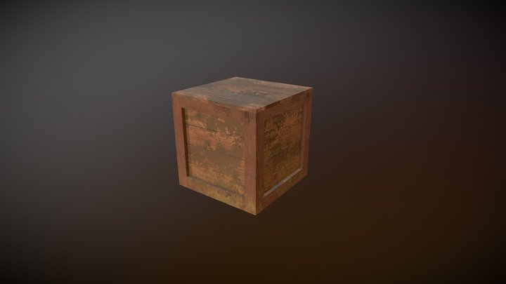 Crate 3D Model