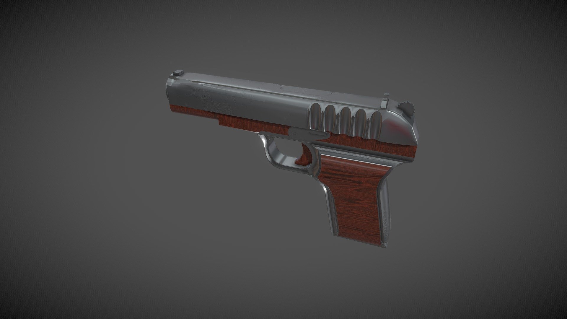 TT33 With Shooting Animation made in blender