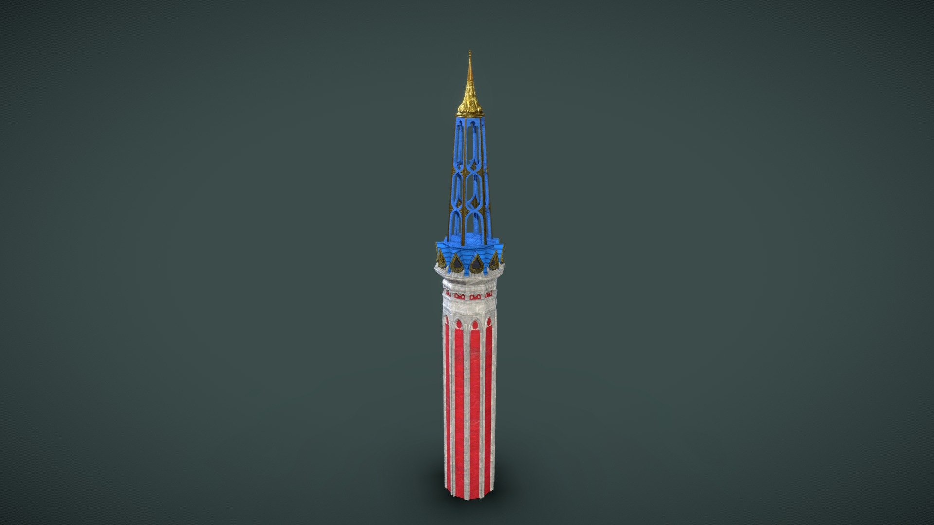 Tomorrowland - Mainstage Adscendo Pillar - 3D model by lander kellens