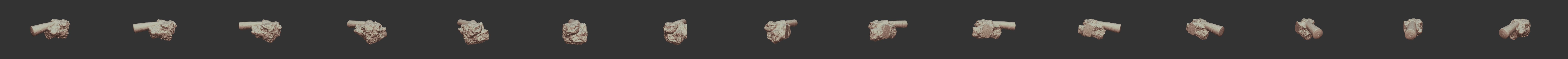 Rooswijk 2017 - A00022 Tool Handle Concretion 3D Model