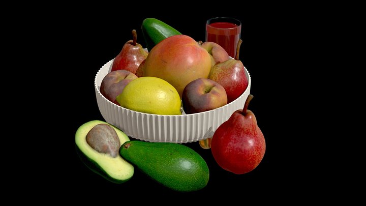 Fruits 3D Model