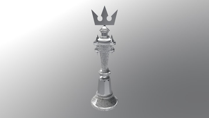 Kingdom Hearts 3 - Sora's Chess Piece 3D Model