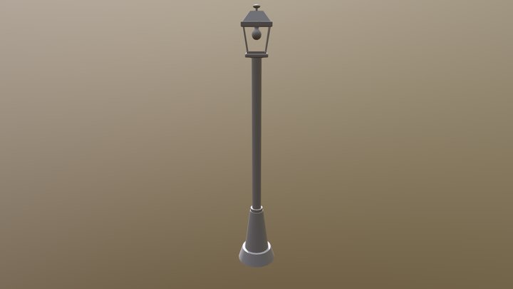 Lamppost Model 3D Model