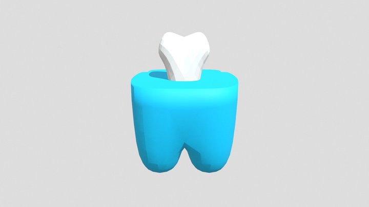 Among Us dead body 3D Model