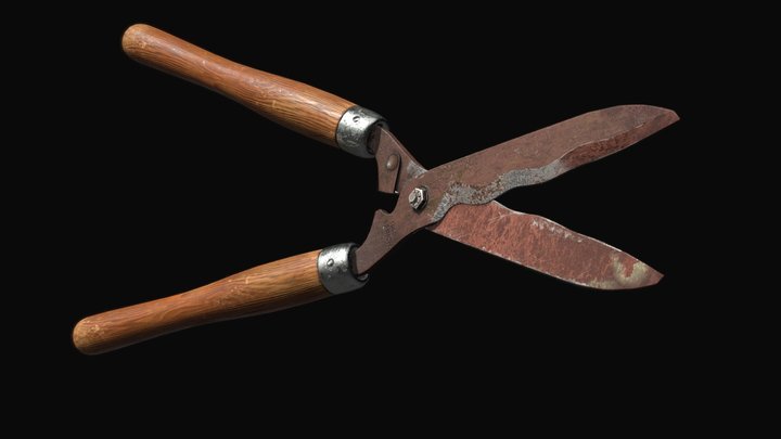 GAP - Hollow Ground garden shears 3D Model