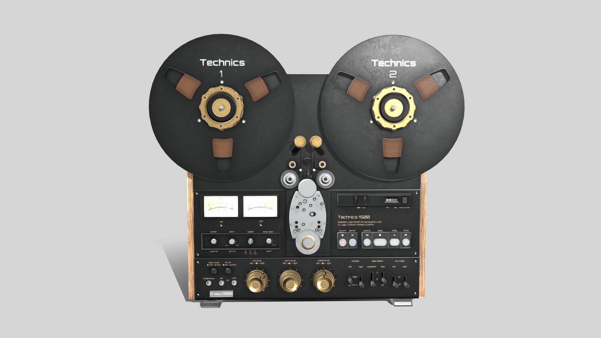 Technics RS-1500 - Download Free 3D model by Lelouch (@Lelouc4 ...