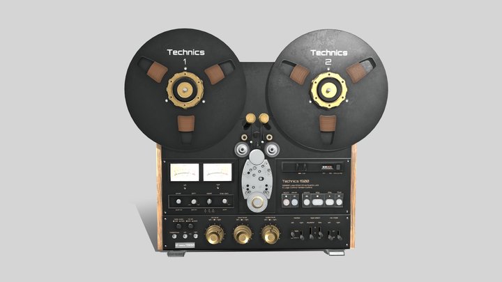 Technics RS-1500 3D Model