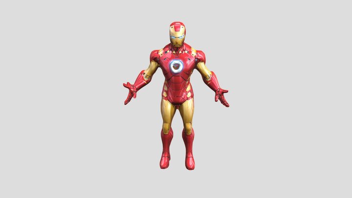A 3d Image of Ironman 3D Model