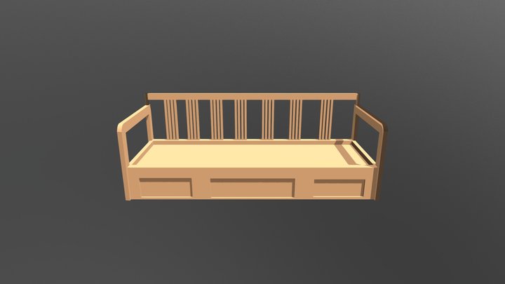 Sofa Bed4 3D Model