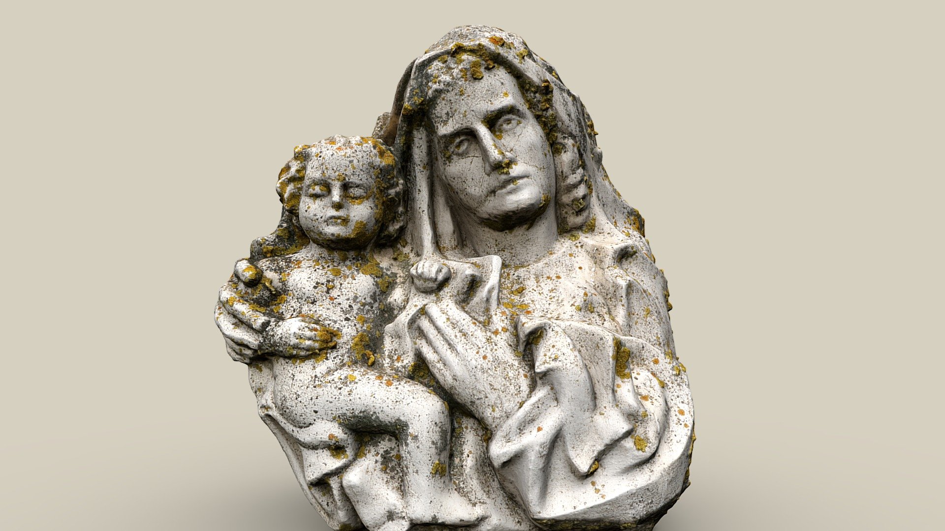 Madonna mit Kind — Sketchfab embed 3D viewer