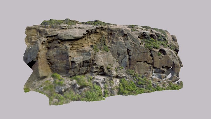 Photogrammetry NSW Coastal Sea Cliff 3D Model