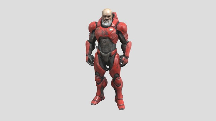 space marine blood raven Vladimir Lenin 3D Model