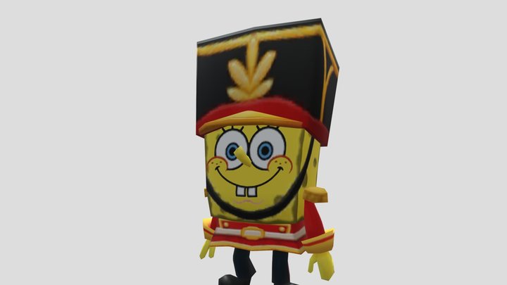 SpongeBob GameStation: Guard SpongeBob 3D Model