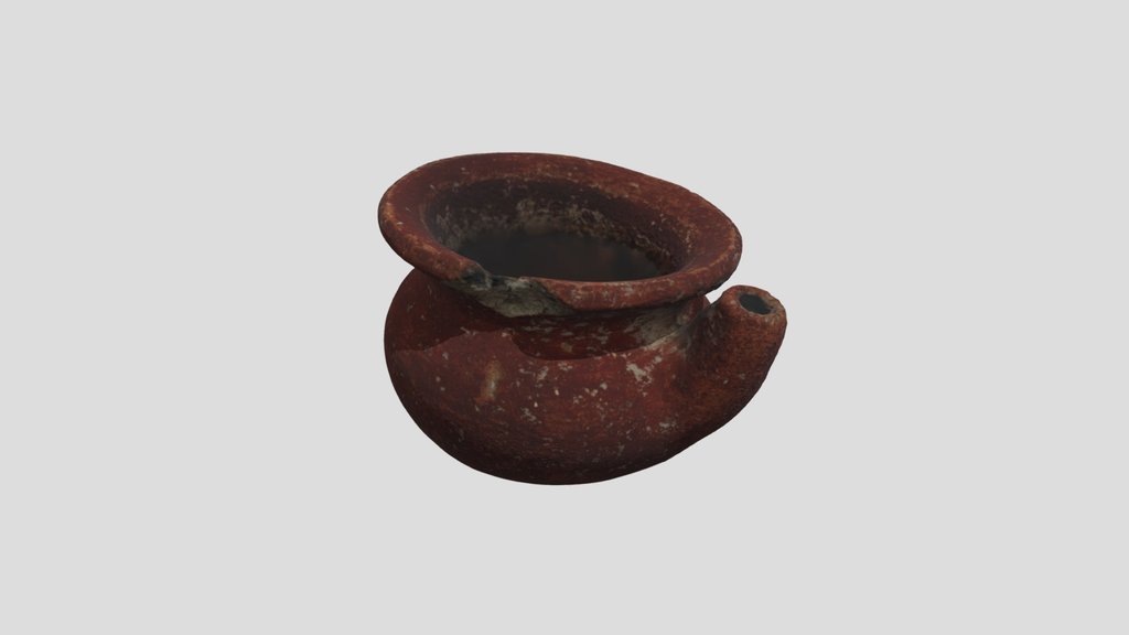 Maya Preclassic Incised Spouted Vessel