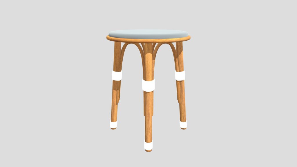 Vintage Wooden Stool